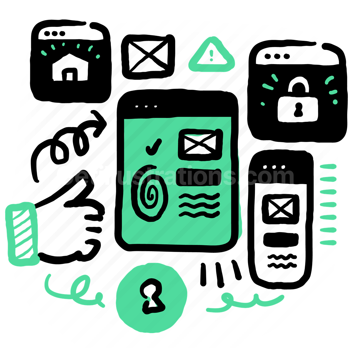 Security and Privacy illustration preview image